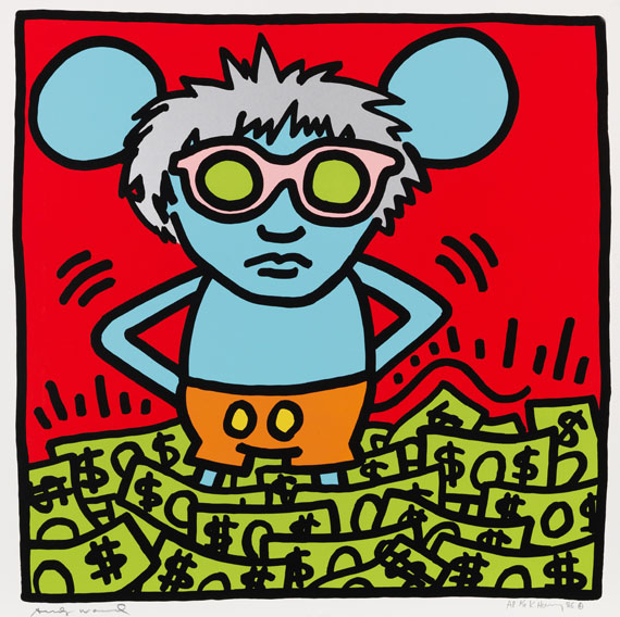 Keith Haring - Andy Mouse (4 Blatt) - Autre image
