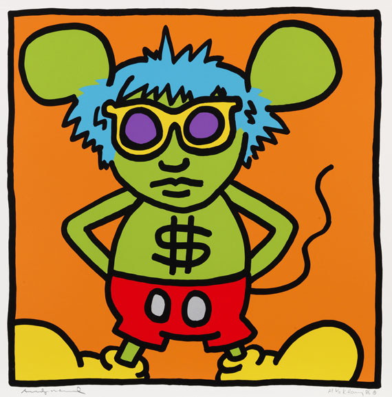 Keith Haring - Andy Mouse (4 Blatt) - Autre image