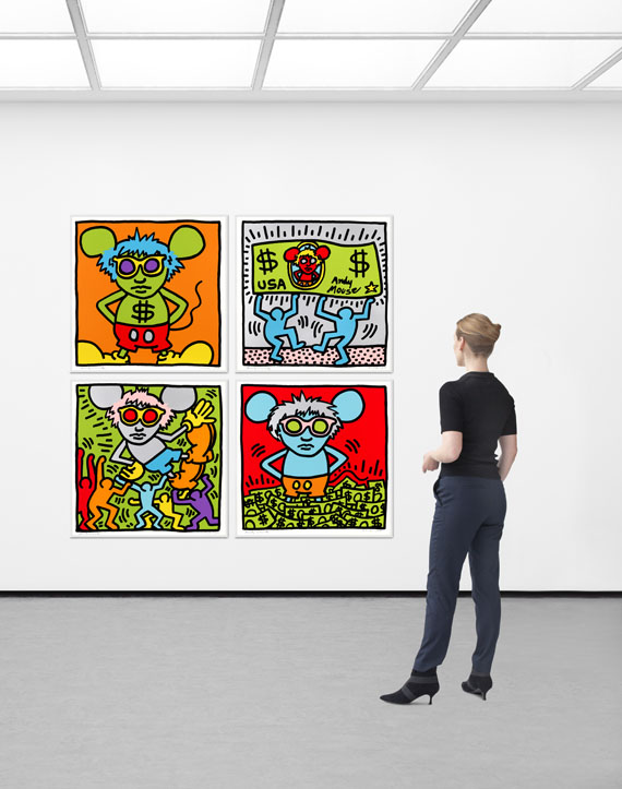 Keith Haring - Andy Mouse (4 Blatt) - Autre image