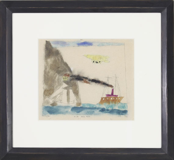 Lyonel Feininger - An der steilen Küste - Image du cadre