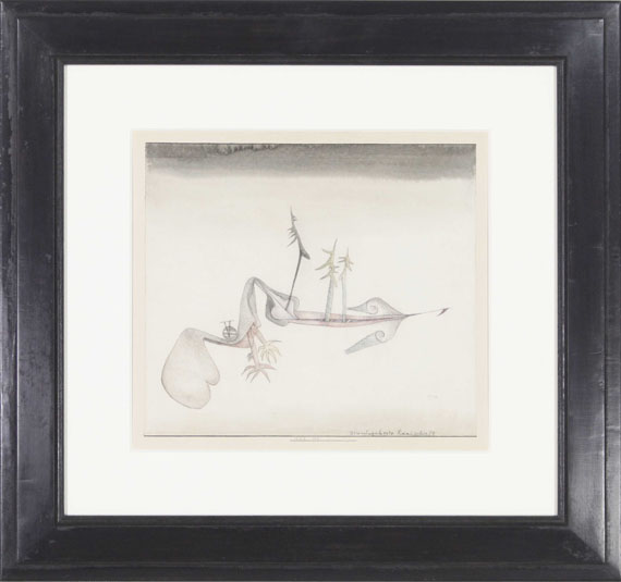 Paul Klee - Grundverhexte Landschaft - Image du cadre