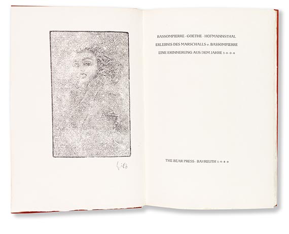  Bear Press - 3 Vorzugsausgaben: Bassompierre. Simson. Goethe - Autre image