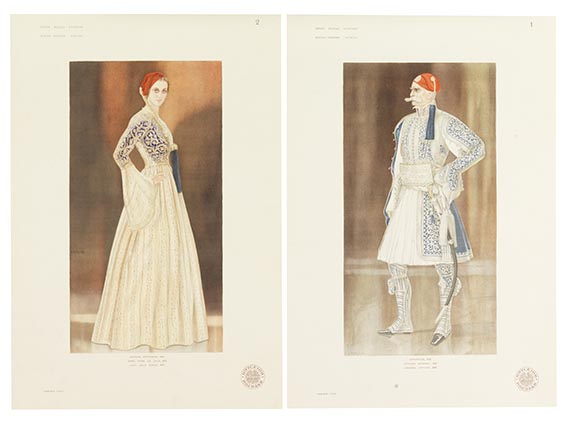 Antony E. Benaki - Musee Benaki: Costumes nationaux helleniques, 2 Bände