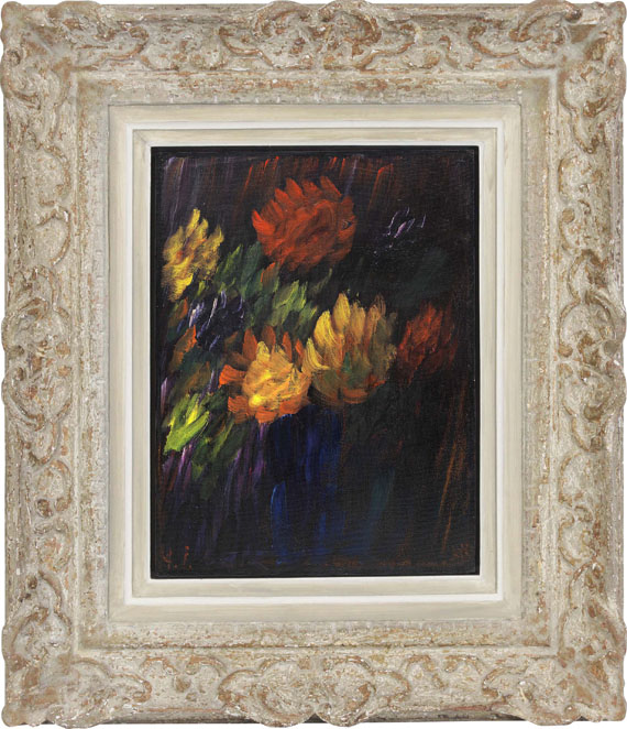 Alexej von Jawlensky - Grosses Stilleben: Chrysanthemen - Image du cadre