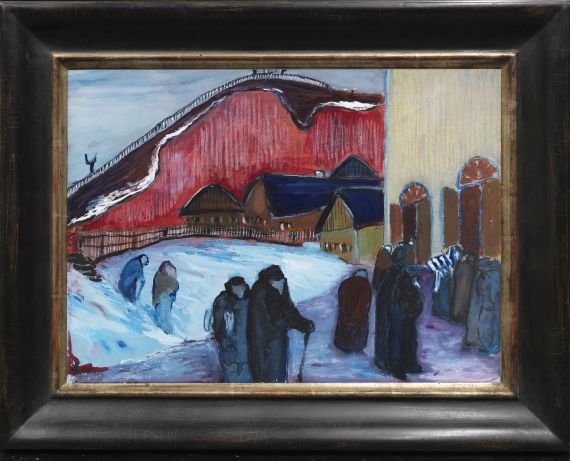 Marianne von Werefkin - Freitag Abend (Synagoge) - Image du cadre