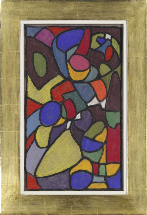 Adolf Hölzel - Glasfensterentwurf - Image du cadre