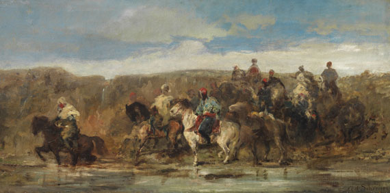 Schreyer - Arabische Reiter am Fluss