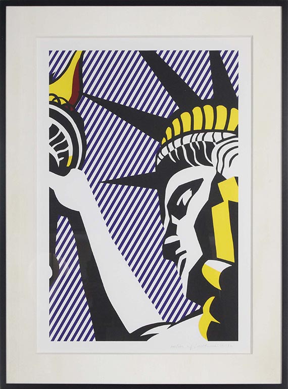 Roy Lichtenstein - I love liberty - Image du cadre