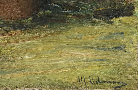 Max Liebermann - Garten mit Palme und zwei weiblichen Figuren - Autre image