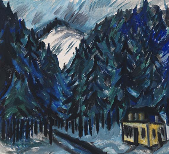 Erich Heckel - Erzgebirgslandschaft im Winter - Autre image