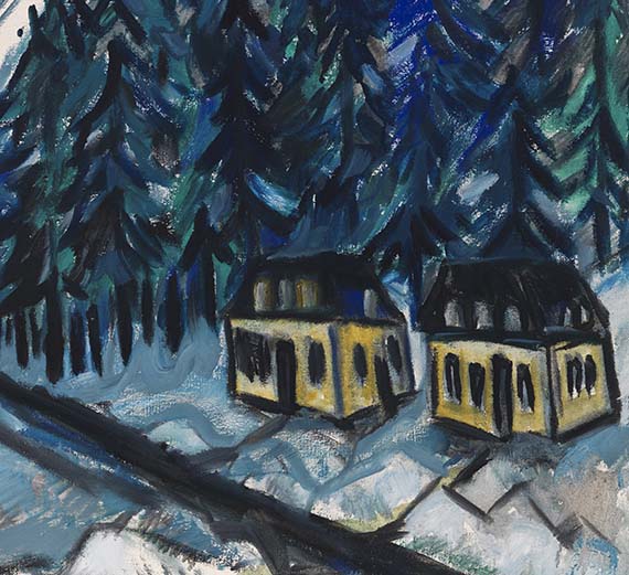 Erich Heckel - Erzgebirgslandschaft im Winter - Autre image