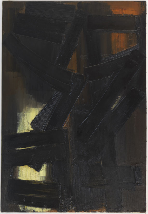 Pierre Soulages - Peinture 92 x 65 cm, 3 août 1954 - Autre image