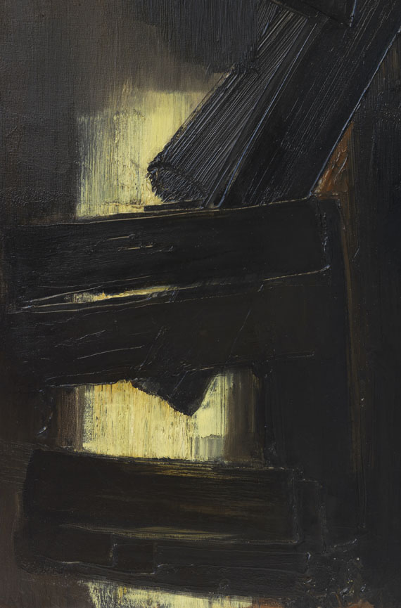 Pierre Soulages - Peinture 92 x 65 cm, 3 août 1954 - Autre image