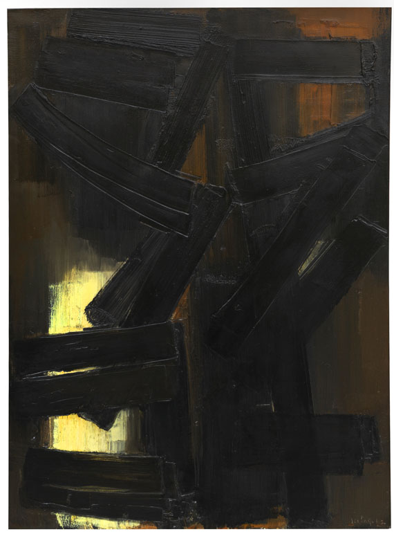 Pierre Soulages - Peinture 92 x 65 cm, 3 août 1954 - Autre image