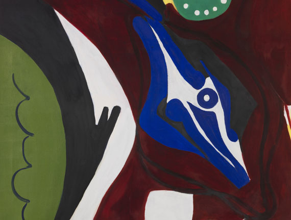 Ernst Wilhelm Nay - Die Uhr (Krapplack, Blau und Grün) - Autre image