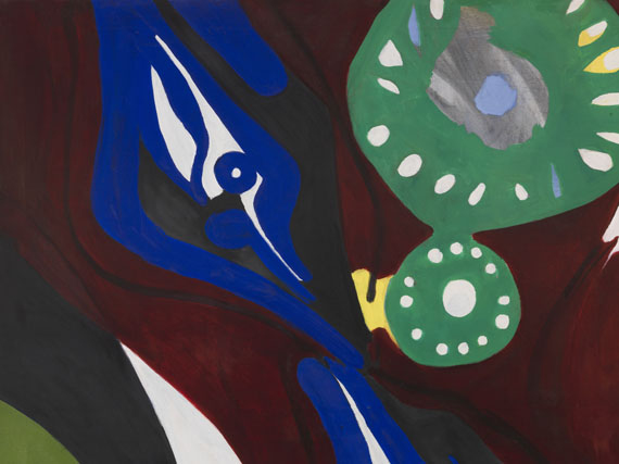 Ernst Wilhelm Nay - Die Uhr (Krapplack, Blau und Grün) - Autre image