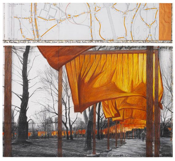  Christo - The Gates, Project for Central Park, NY (2-teilig)