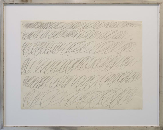 Cy Twombly - Untitled (Drawing for Manifesto of Plinio) - Image du cadre