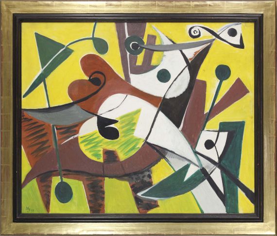 Ernst Wilhelm Nay - Vibration - Image du cadre