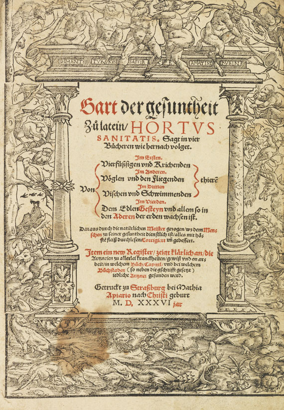 Hortus sanitatis - Gart der gesuntheit