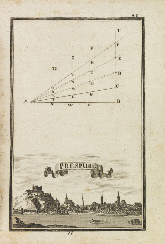 Anton Ernst Burckhard von Birkenstein - Mathematische Wissenschaften. - Dabei: Gnomonica universalis