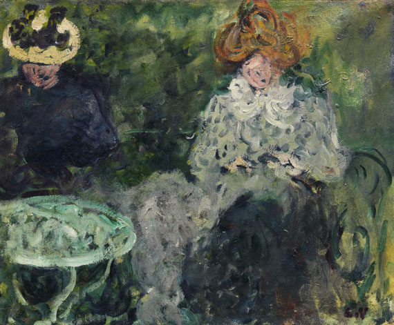 Louis Valtat - Au café. Mme Victor et Mme Suzanne Valtat