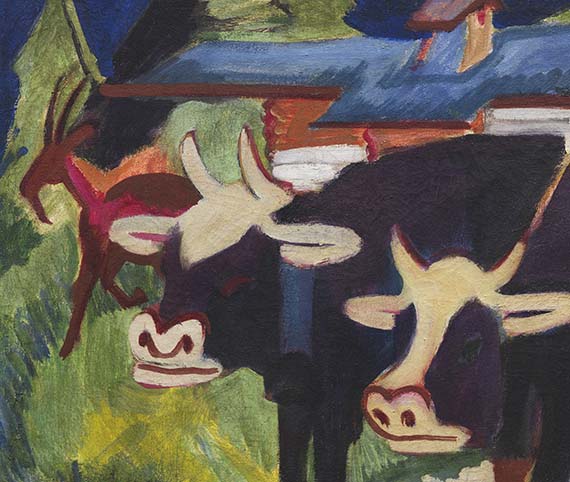 Ernst Ludwig Kirchner - Kühe auf der Alp - Autre image