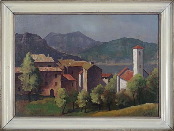 Karl Hofer - Muzzano (Tessin) - Image du cadre