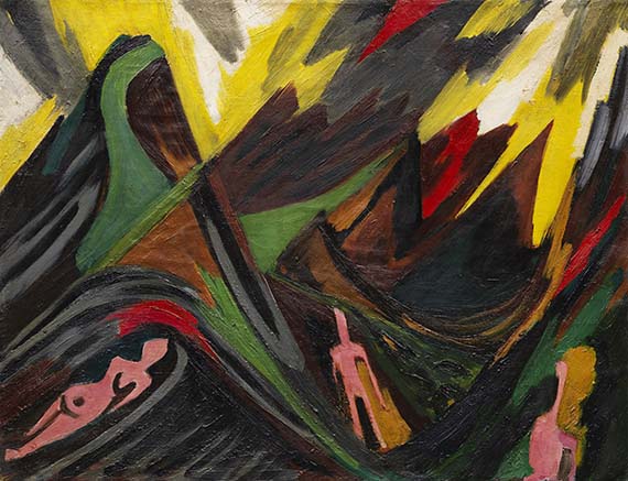 Ernst Wilhelm Nay - Menschen in den Lofoten