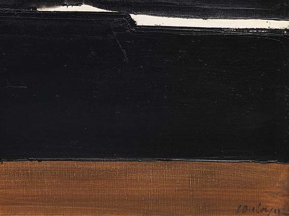 Pierre Soulages - Peinture 54 x 73 cm, 26 septembre 1981