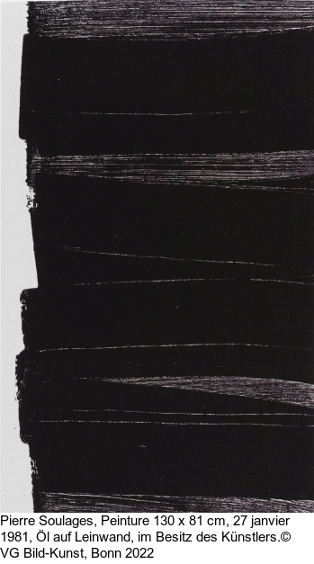 Pierre Soulages - Peinture 54 x 73 cm, 26 septembre 1981 - Autre image