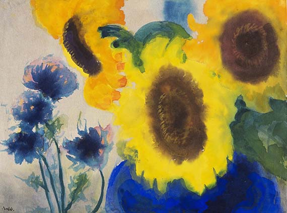 Emil Nolde - Sonnenblumen