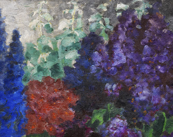 Emil Nolde - Rittersporn und Silberpappeln - Autre image