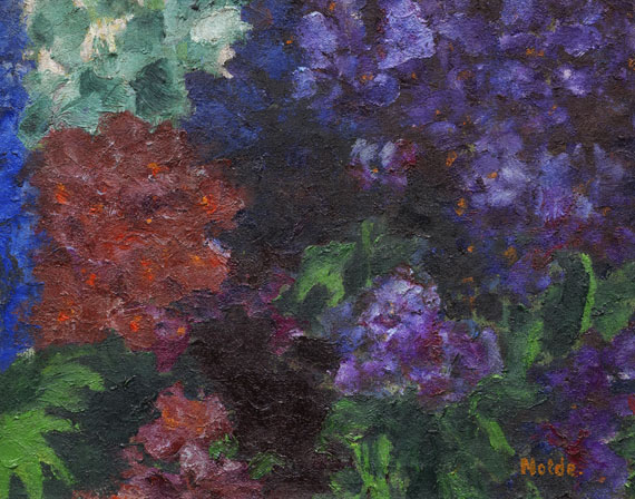 Emil Nolde - Rittersporn und Silberpappeln - Autre image