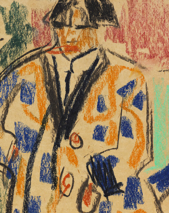 Ernst Ludwig Kirchner - Selbstbildnis mit Modell