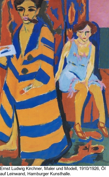 Ernst Ludwig Kirchner - Selbstbildnis mit Modell - Autre image