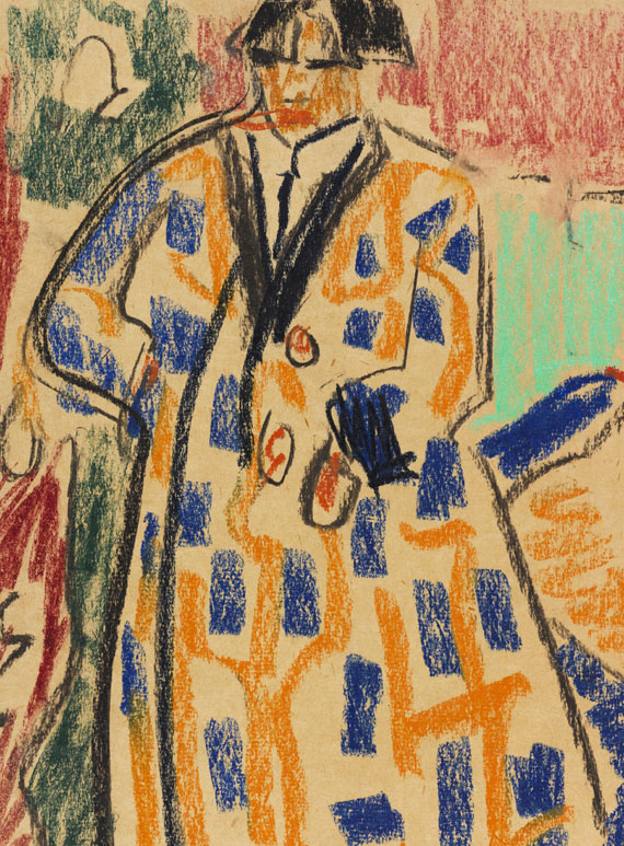 Ernst Ludwig Kirchner - Selbstbildnis mit Modell - Autre image