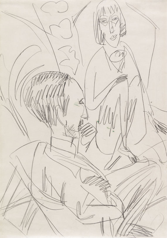 Ernst Ludwig Kirchner - Gewecke und Erna