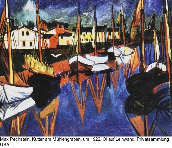 Hermann Max Pechstein - Fischerkutter