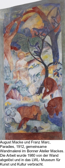 August Macke - Mädchen mit blauen Vögeln (Kind mit blauen Vögeln) - Autre image