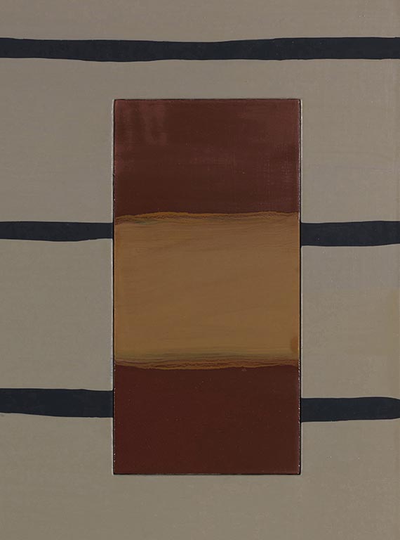 Sean Scully - Line Deep Red