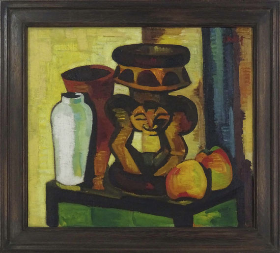 Karl Schmidt-Rottluff - Afrikanische Schale - Image du cadre