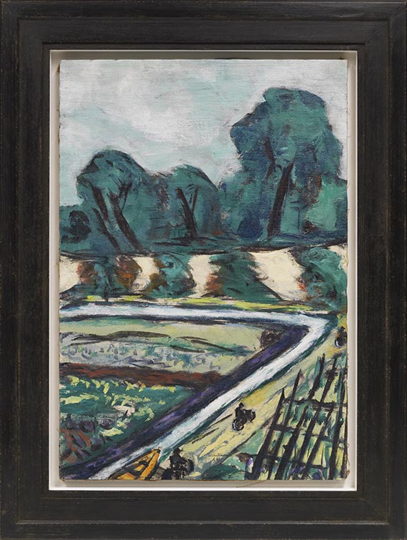 Max Beckmann - Holländischer Radfahrweg - Image du cadre