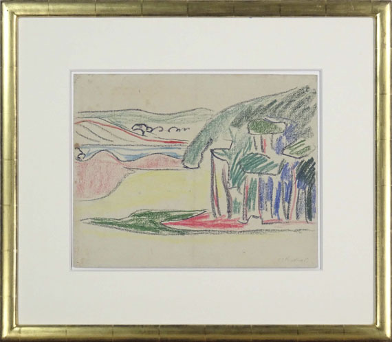 Ernst Ludwig Kirchner - Moritzburger Teiche - Image du cadre