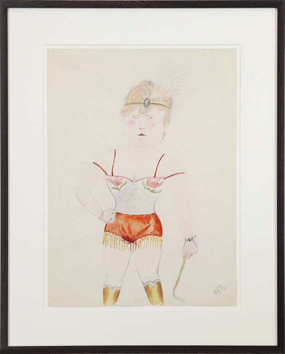 Otto Dix - Dompteuse - Image du cadre