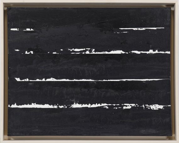 Pierre Soulages - Peinture 45 x 57 cm, 7 janvier 2000 - Image du cadre