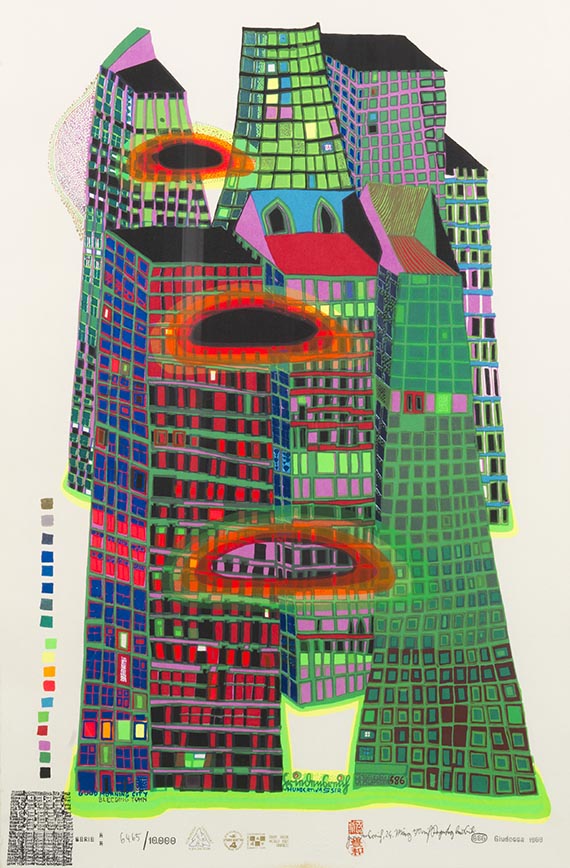 Friedensreich Hundertwasser - Good morning city - bleeding town