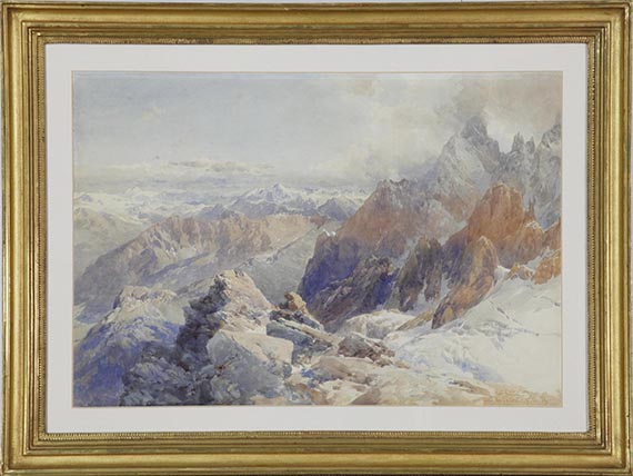 Edward Theodore Compton - Col du Géant - Image du cadre