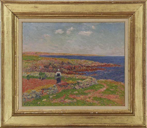 Henry Moret - La baie de Merrien - Image du cadre