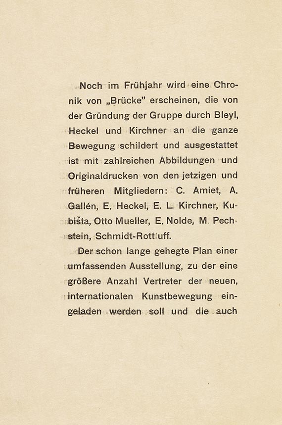 Erich Heckel - und Ernst Ludwig Kirchner  – Jahresbericht von 1911/12 - Autre image